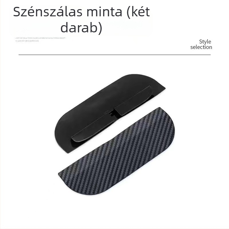 Chenyi ABS univerzális autó holttér-oltája – 360°-os tolató tükör esővédővel, univerzális illeszkedés, rögzítés klip + ragasztó