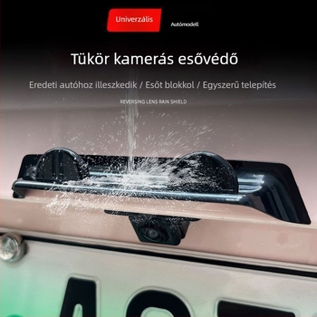 Esővédő pajzs a külső visszapillantó tükörhöz – dekoratív védőlemez