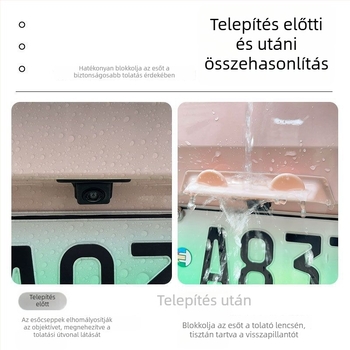 Esővédő pajzs a külső visszapillantó tükörhöz – dekoratív védőlemez