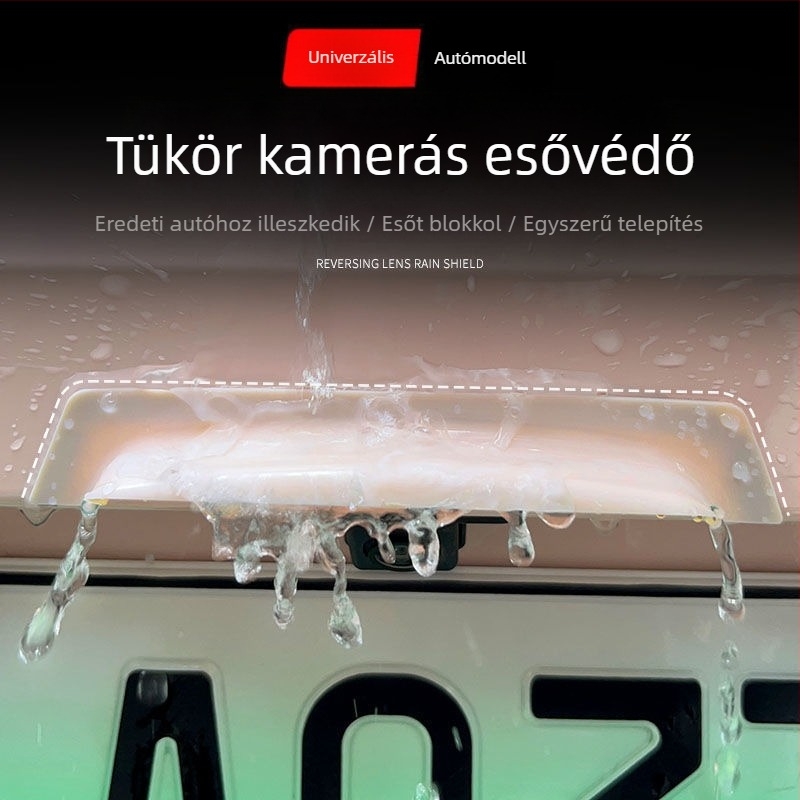 Esővédő pajzs a külső visszapillantó tükörhöz – dekoratív védőlemez
