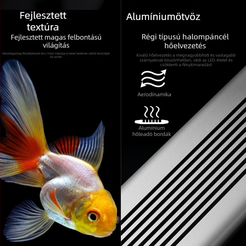 Anxin Bao akvarisztikai lámpa távirányítású intelligens vezérléssel, teljes spektrum, jelenetváltás