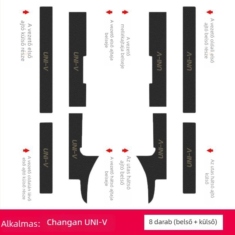 Autóajtó küszöb – csúszásmentes és ütközésvédő védelem, Mingyu, cikkszám pl661760619816, anyag: Other
