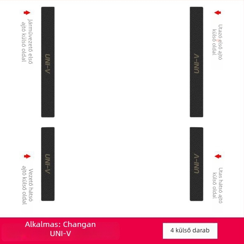 Autóajtó küszöb – csúszásmentes és ütközésvédő védelem, Mingyu, cikkszám pl661760619816, anyag: Other