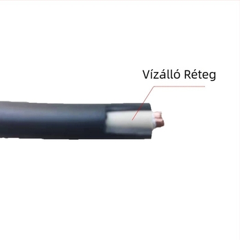 Réz vezetőjű merülőszivattyú-kábel, 1/3 mag, olajálló PVC burkolat, -40–70°C, keresztmetszet 1.5–300 mm²