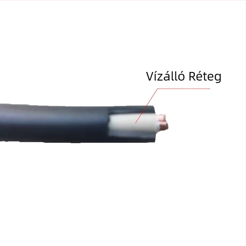 Réz vezetőjű merülőszivattyú-kábel, 1/3 mag, olajálló PVC burkolat, -40–70°C, keresztmetszet 1.5–300 mm²