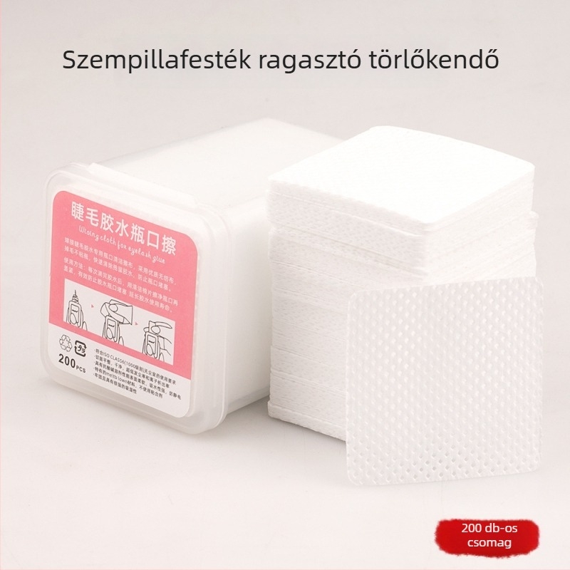 Yuetang márkával ellátott szempilla hosszabbítás alap kiegészítő készlet – lélegző szempillaszalag, spirál kefével, szalonok számára