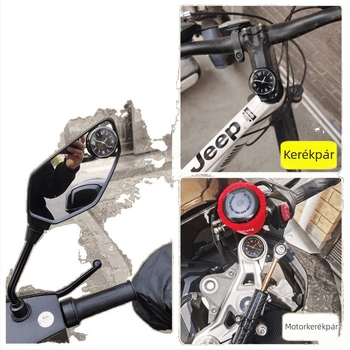 Elektromos jármű időórája állítható szögű kijelzővel, vízálló műszerfal óra