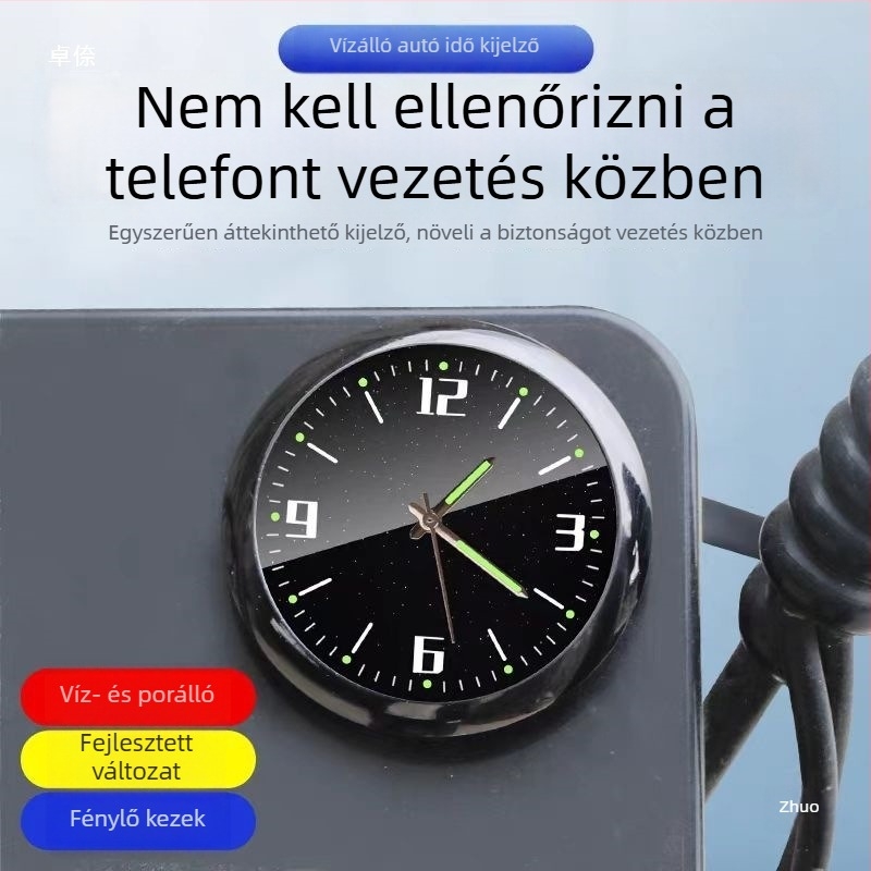 Elektromos jármű időórája állítható szögű kijelzővel, vízálló műszerfal óra