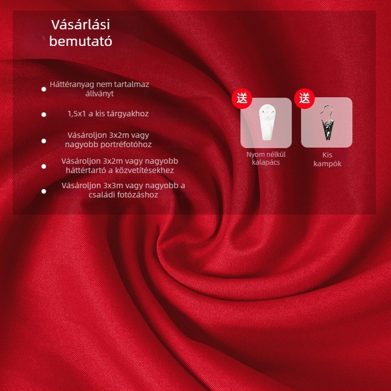 Portréfotózás háttértextil, fényelnyelő, vastag