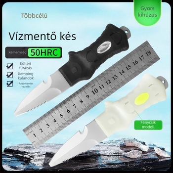 Búvármentő kés kötélvágóval, a szabadban történő túléléshez – XP-QSD modell, testreszabható