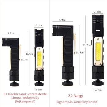 LED fejlámpa 90°-ban összecsukható, USB töltés, 360° forgás, 10W teljesítmény, IPX4 vízálló