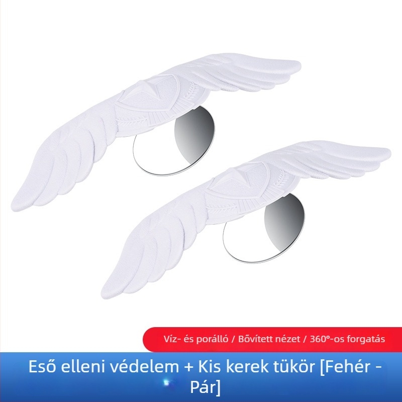 Jucheng Beépített esővédő hátsó tükör — kicsi kör alakú tükör, ultra-nagy látószög, ragasztó nyom nélkül