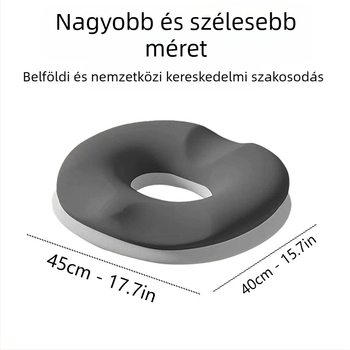 Memóriahabos üléspárna Ice Silk huzattal, szellőző, hosszú üléshez, iroda és autó használatra, nyomáscsökkentés