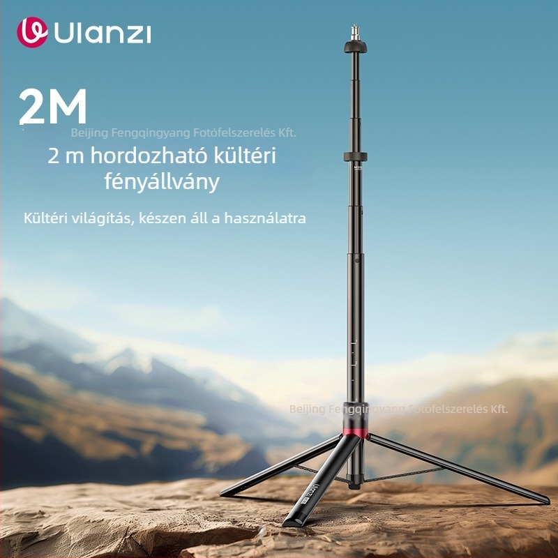 Hordozható fényképező állvány görgős tripod mobiltelefonhoz — alumíniumötvözet, teherbírás 2–5 kg, gyorskioldó fej, PTZ nélkül