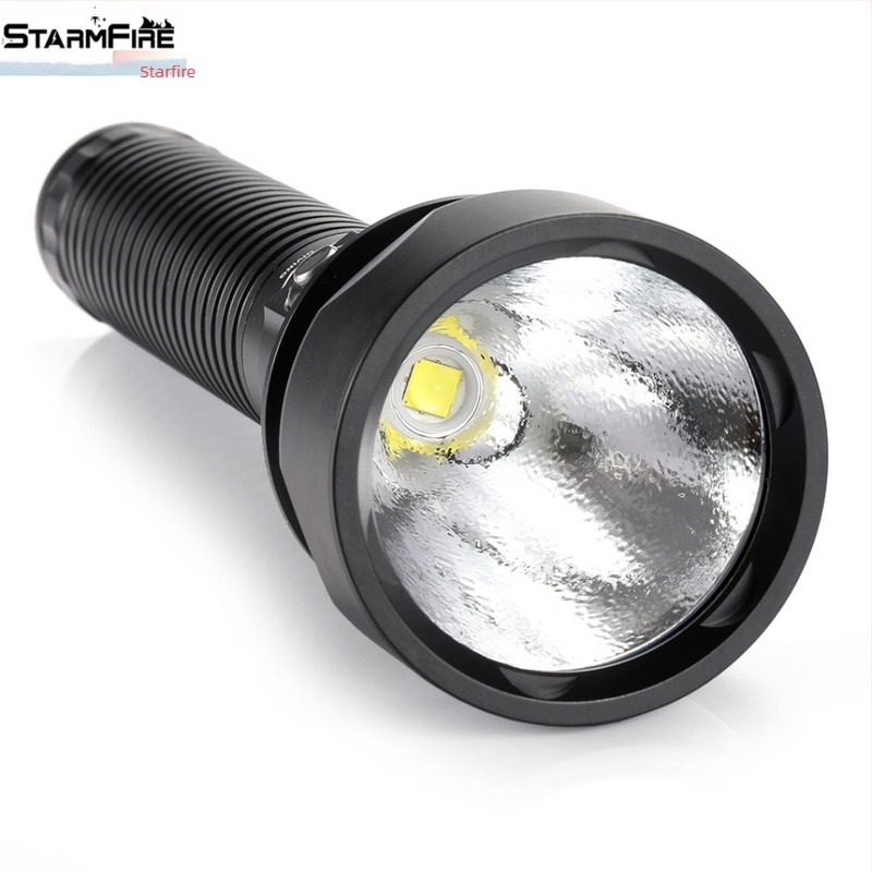 Búvárlámpa alumínium ötvözetből, 50W LED, 100–200 m fénysugár, testreszabás elérhető