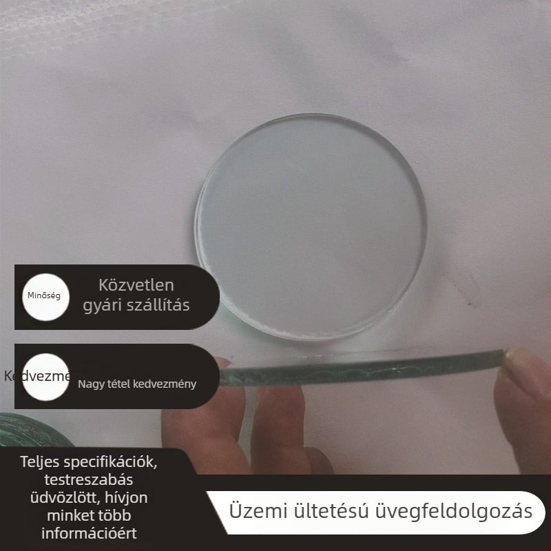 Kerek üveg korong zseblámpához – kézi működtetés, fényforrás: izzó, 360° forgás, 100–200 m hatótávolság