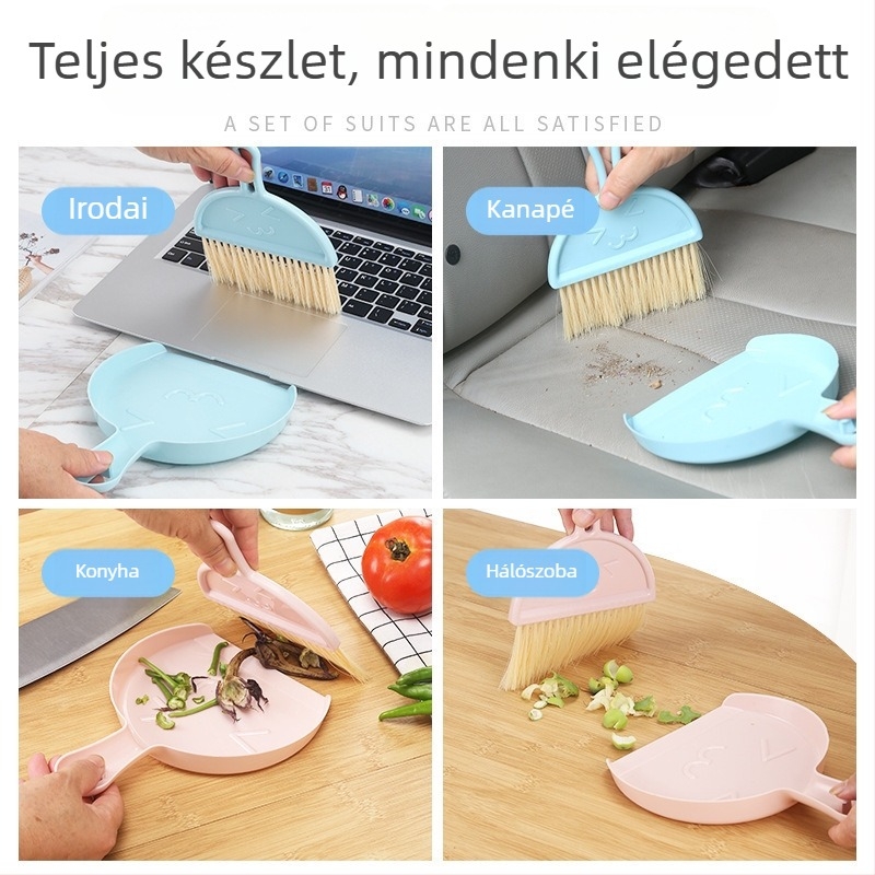 Seprű és lapátkészlet, műanyagból, 120 g, 200 darabos dobozban, 2024-ben bevezetve, márka Wanjun