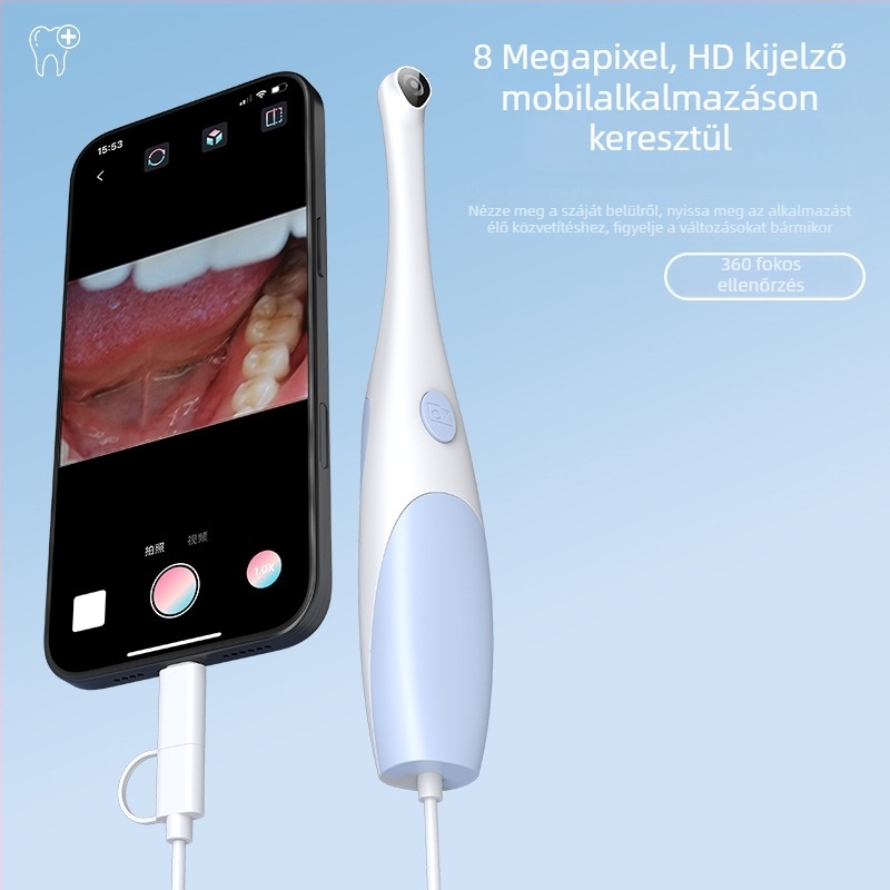 HD szájüregi endoszkópos kamera fogászati megfigyelésre, vízálló és páramentes, modell 666, márka Other