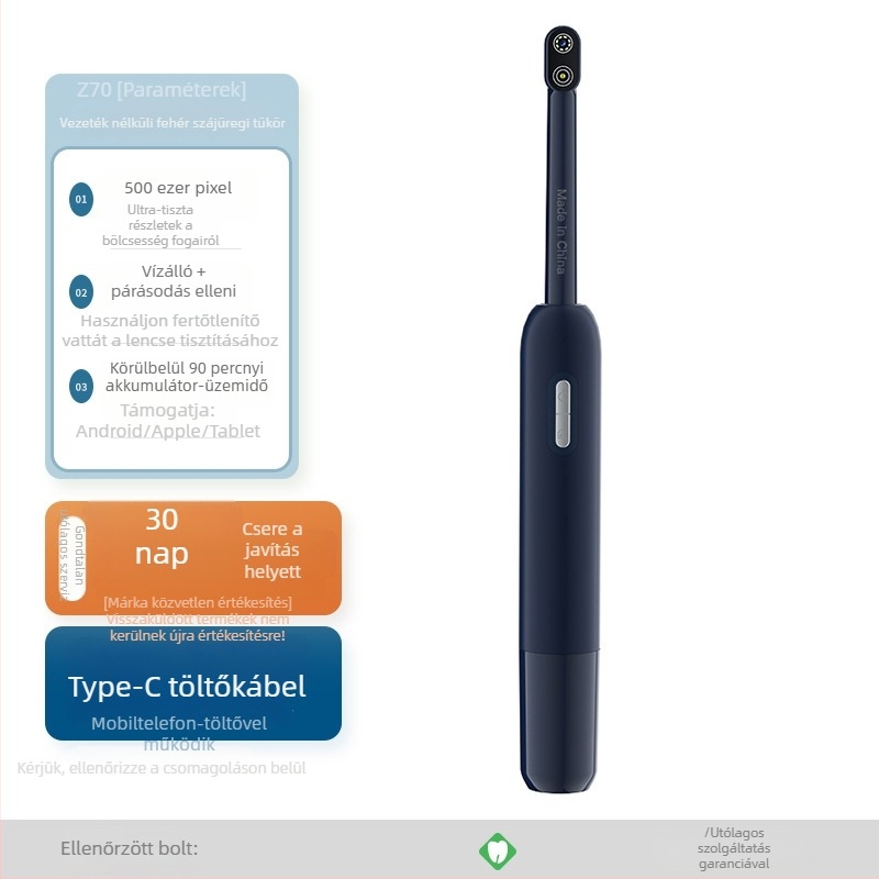 HD szájüregi endoszkópos kamera fogászati megfigyelésre, vízálló és páramentes, modell 666, márka Other