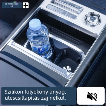 Zeekr 9X középső pohártartója számára szilikon belső pad – Driving Wing, modell 9x water cup cover, szilikon anyag, belső védelem