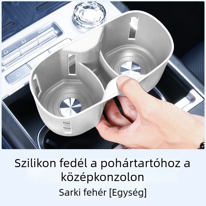 Zeekr 9X középső pohártartója számára szilikon belső pad – Driving Wing, modell 9x water cup cover, szilikon anyag, belső védelem