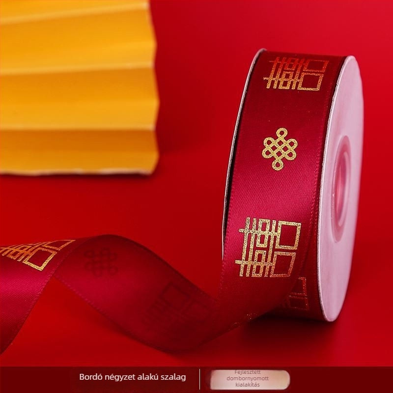 Esküvői szalag – kötőszalag quilt-hez, anyag: szalag, alkalmas esküvői dekorációhoz