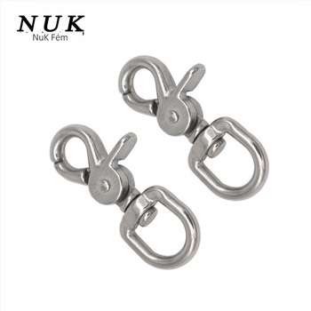 316 rozsdamentes acél merülőkampó, homárkapocs, sas-szájú kampó, kulcstartó és forgó rugós kampó