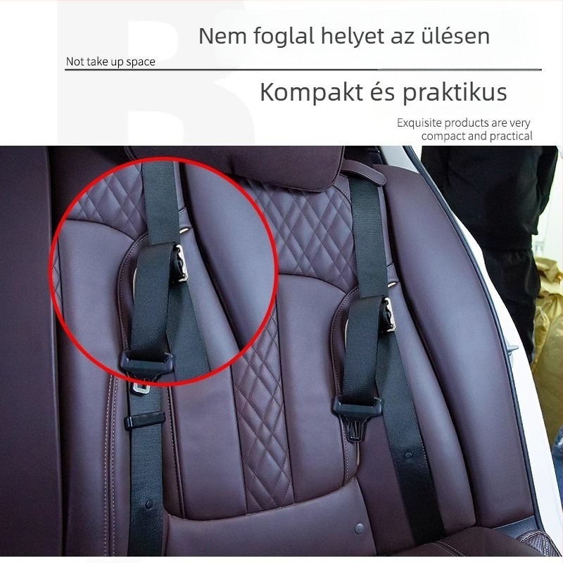 Gyereküléshez állítható övfeszítő – megfulladás elleni limiter babáknak és kismamáknak, védi az autó belső terét