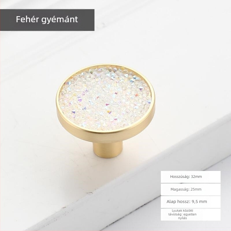 Shell Stone fogantyú 6901 — cink ötvözet, öntvény, modern minimális stílus, kör alakú, egylyukú, szekrényhez és fiókokhoz