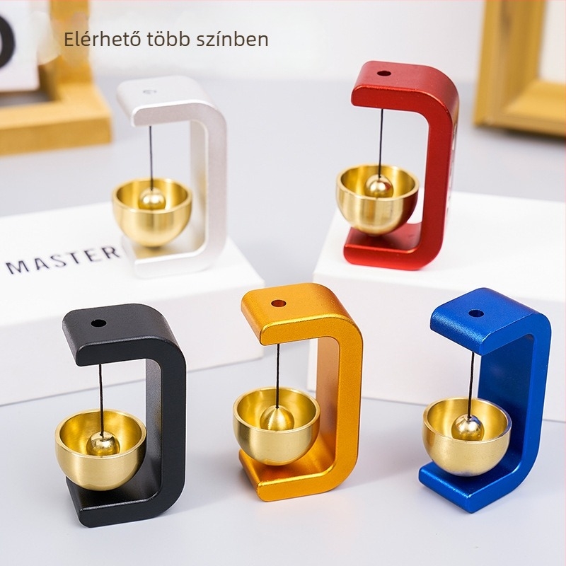 Fém medál ajtócsengő mágneses bejárati figyelmeztetéssel – kézzel készült, modern minimalista stílus, dobozos csomagolás