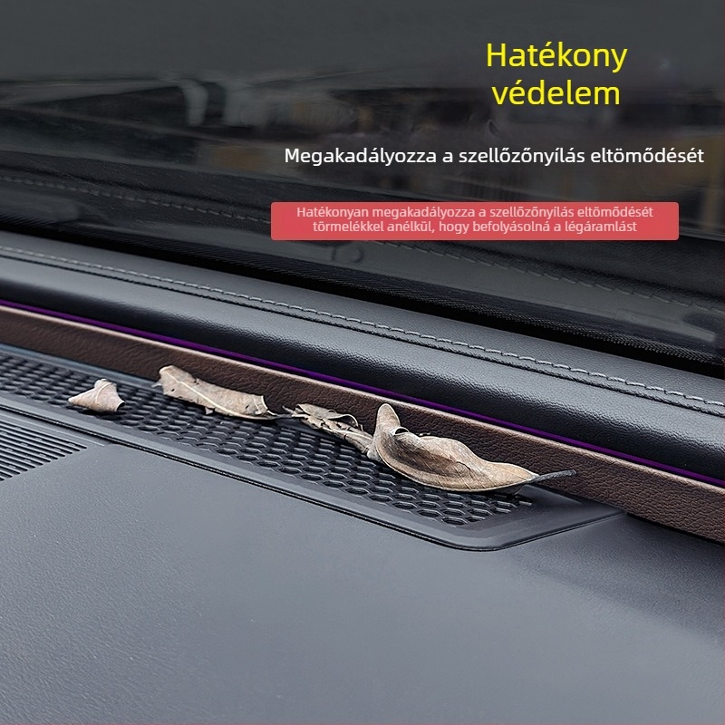 Mercedes-Benz E300L műszerfal légkivezetőinek porvédő fedél – E-osztály, C-osztály és GLC300L/C260L belső autóalkatrész