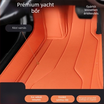 Yacht bőrből készült autó-matracok dedikált autókhoz — vastított, dupla csatolású, szennyeződésálló