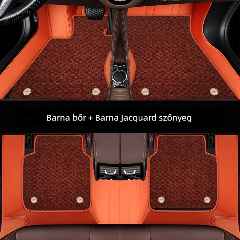 Yacht bőrből készült autó-matracok dedikált autókhoz — vastított, dupla csatolású, szennyeződésálló