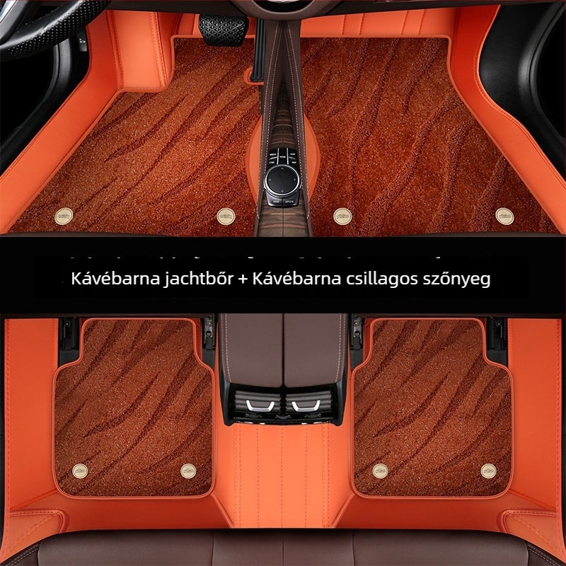 Yacht bőrből készült autó-matracok dedikált autókhoz — vastított, dupla csatolású, szennyeződésálló