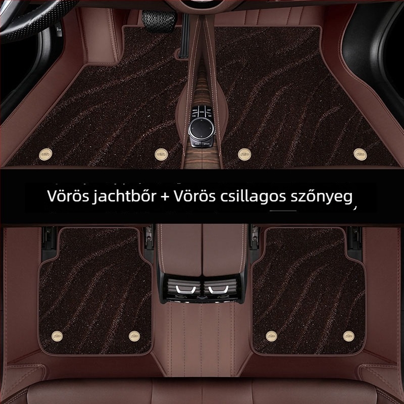 Yacht bőrből készült autó-matracok dedikált autókhoz — vastított, dupla csatolású, szennyeződésálló