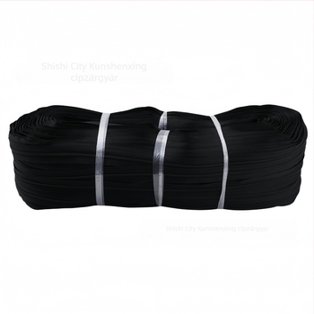 Nylon cipzár műgyanta fogakkal, kódolt cipzár, Kun Shen Xing márka, Fujian eredetű, modell 0108