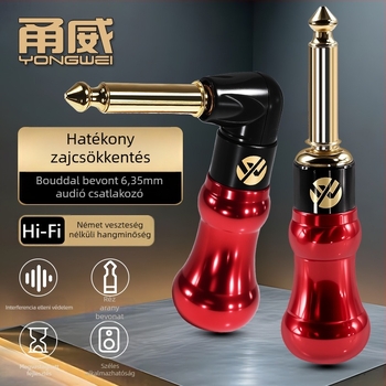 Yongwei gitár audio kábel, RoHS tanúsítvány, audio/video csatlakozók, -30 °C-tól +80 °C-ig