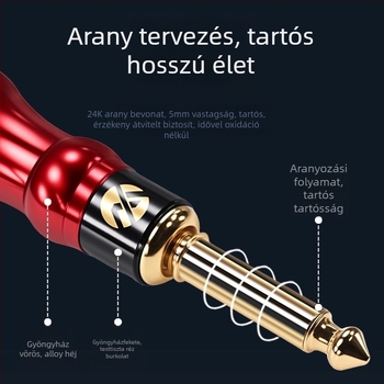 Yongwei gitár audio kábel, RoHS tanúsítvány, audio/video csatlakozók, -30 °C-tól +80 °C-ig
