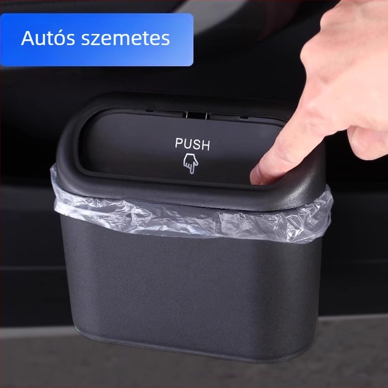 Qiwang Autó belső függő szemetes, 1L, műanyag, vízálló, tartós