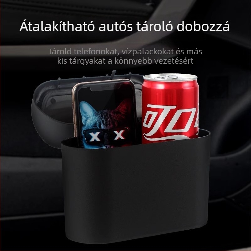 Qiwang Autó belső függő szemetes, 1L, műanyag, vízálló, tartós