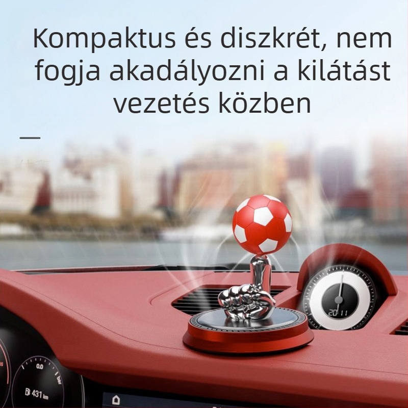 Napsugárenergia által működő autós aromaterápiás dekoráció a középkonzolhoz, Freesia illat, 10–20 ml, 16–30 nap