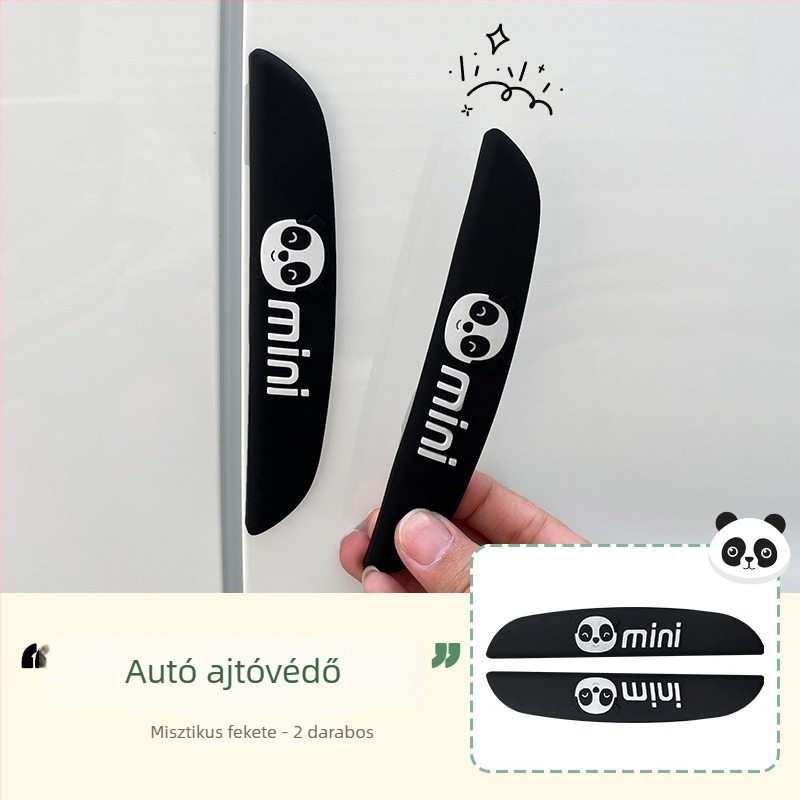 Geely Panda Mini-hez illeszkedő szilikon oldalsó ajtóvédő csík – autó módosítási kiegészítő, anyag: szilikon