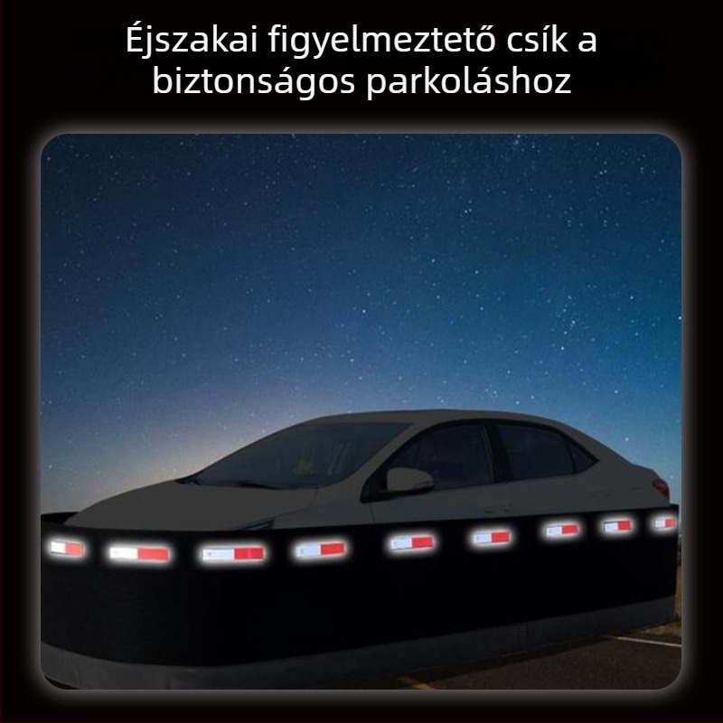Filcből készült motorházvédő burkolat autóhoz, védőhálóval – egér- és karcolás elleni védelem