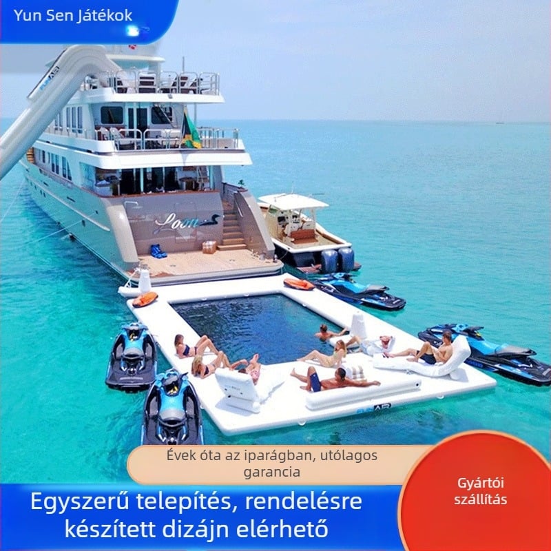 Felfújható medenceplatform – anyag: 1.0PVC dupla rétegű, márka: vancen, modell: 346865, funkció: úszás