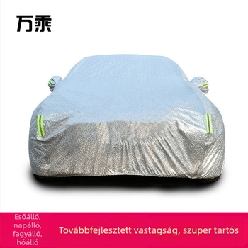 Formula Leopard autóvédő takaró Ti3, Ti5 és Ti8 modellhez - alumíniumfilmes védelem, por-, eső- és UV-álló, teljes lefedettség, vastagított kivitel