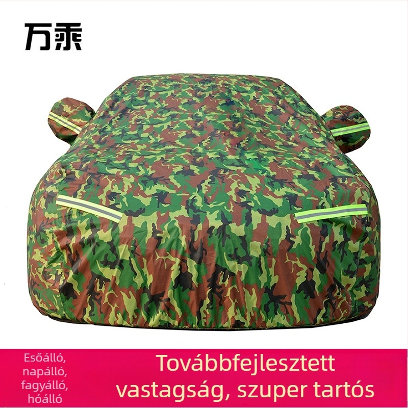 Formula Leopard autóvédő takaró Ti3, Ti5 és Ti8 modellhez - alumíniumfilmes védelem, por-, eső- és UV-álló, teljes lefedettség, vastagított kivitel