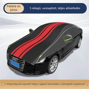 Univerzális hóvédő takaró a gépjármű első szélvédőjéhez, fagy elleni védelem, hőszigetelés, vastagabb félautó takaró