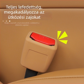 L90-es öv alapcsatlakozó szilikon védőfedője, belső autó, snap-on rögzítés, központi konzol, logó nyomtatás elérhető