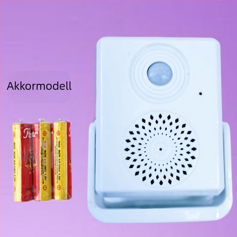 Indukciós ajtócsengő – akkumulátoros töltés, több hang választható és rögzíthető, 4.5V, 85 dB, alkalmas különféle helyekre (08 modell)