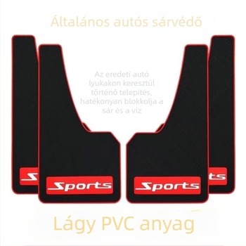 Puha gumi anyagú sárvédő autókhoz, SUV-khoz és pickupokhoz – védelem a sár és víz ellen